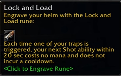 wow sod phase 3 hunter lock and load rune